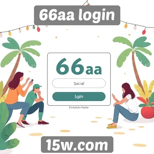 Interação social e comunidade no 66aa login