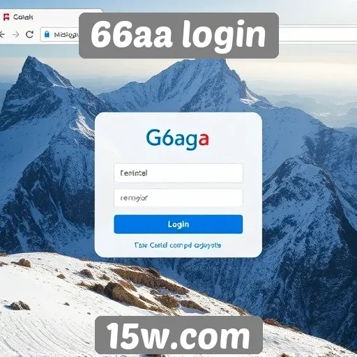 Facilidade de uso e navegação no 66aa login